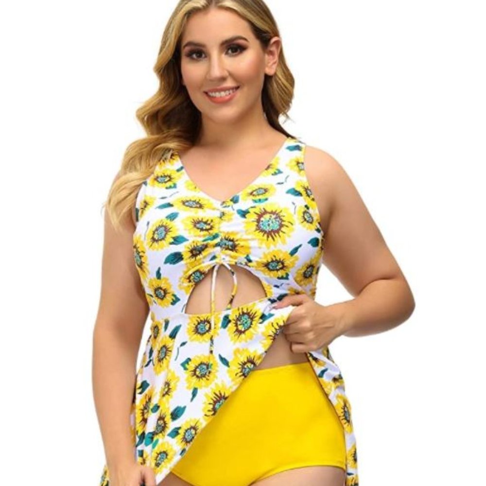 Sunflower Two Piece Bathing Suit